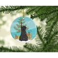 thumbnail image 2 of Merry Christmas Tree Giant Schnauzer Ceramic Ornament, 2 of 2
