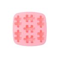 thumbnail image 1 of Bandeja de Molde de Rompecabezas de Pastelería Silicona Rosa Naiovety, 1 of 6
