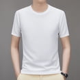 thumbnail image 6 of Men's Ice Silk Short Sleeve T-Shirt Summer Cool Tee, 6 of 13