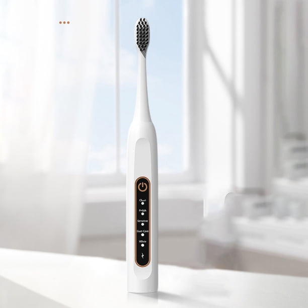 Descuento Extra en Tu Compra, Cepillo de dientes, cepillo de dientes portátil de bajo ruido con temporizador inteligente IPX7, cepillo de dientes con vibración para agua Akmoler