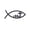 Black, variant on Metal Decal Automotive Fish Badge Fish Emblems Sticker Adhesive Car Fish Decal Sticker