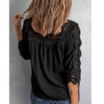 thumbnail image 1 of Top de ganchillo de encaje para mujer ANGGREK AH3737, 1 of 6