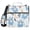 Adorable Gorillas Flower Leaf, variant on 3 Ring Zipper Binder with Shoulder Strap Waterproof Trapper Keeper 2 Inch D-Ring 500 Sheets Capacity Kuromi and Flower