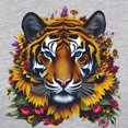 thumbnail image 3 of CafePress - Sunflower Tiger Long Sleeve T Shirt - Womens Baseball Tee, 3 of 4