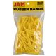 thumbnail image 1 of JAM PAPER Bandas de goma duraderas - Tamaño 64 - Bandas de goma multiusos amarillas - Paquete de 100, 1 of 1
