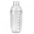 thumbnail image 1 of Thickened Manual Hand Shaking Cocktail Shaker with Clear Scale Bar Bartender Tool, 1 of 5