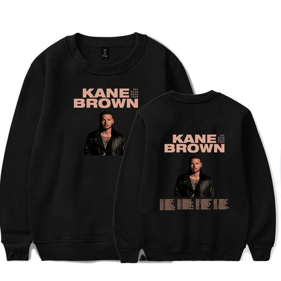 Kane Brown The High Road Tour 2025 Merch Long Sleeve Crewneck Sweatshirt For Men/Women Unsiex Fashion Streetwear