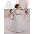 thumbnail image 5 of 3 Hoops Petticoat Full Slip Flower Girls Skirt Ball Gown Toddler Underskirt Girl Dress Full Slip, 5 of 5