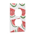 thumbnail image 2 of Yayeee Duplex Wall Plate 1-Gang 4.5"x2.7" Home Receptacle Light Switch Decorative Outlet Cover, Cute Watermelon, 2 of 7