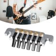 thumbnail image 4 of Barra De Tope De Puente De 6 Cuerdas, Fácil Instalación Puente De Guitarra Estructura Metálica Buena Estabilidad Del Timbre Con 2 Pernos Para Instrumentos De Cuerda, 4 of 7