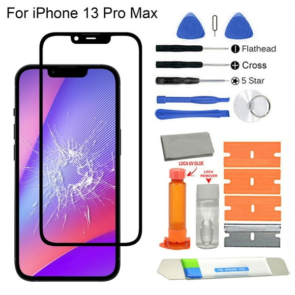 Welling Ultra-thin Phone Front Glass Lens Screen Digitizer Replacement for iPhone 13/13 Mini/13 Pro/13 Pro Max