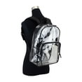 thumbnail image 3 of Eastsport Unisex Clear Spirit Backpack, Black (6-Pack), 3 of 6