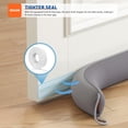 thumbnail image 4 of MAGZO Door Draft Stopper, 36 Inch Under Door Draft Blocker Noise Stopper, Weighted Wind Blocker Draft Guard for Bottom of Door, Beige, 4 of 6