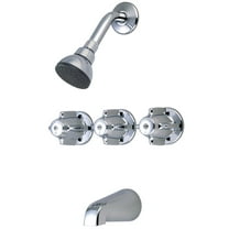 Central Brass 80968-Z Triple Handle Tub And Shower Trim - Chrome