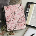 thumbnail image 4 of FOR U DESIGNS Cherry Blossom Butterfly Bible Case with Strap Size XL Reusable Sturdy Leather Bible Cover Lightweight Crossbody Backpack Bag Purse Casual Bible Bag Tote Bible Accessories, 4 of 7