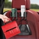 thumbnail image 4 of Organizador para respaldo de asiento de coche con ganchos colgantes para botellas de agua, teléfono y bebidas - Soporte portátil de plástico para almacenamiento, 4 of 7