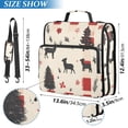 thumbnail image 2 of FORMRS Zipper Binder with Shoulder Strap 2-inch Ring 500 Sheet Capacity File Bag, Christmas Forest, 2 of 5