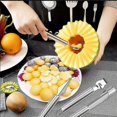 thumbnail image 5 of 4 Pcs Fruit Tool Set 4 In 1 Fruit Carving Knife Stainless Steel Watermelon Baller Multifunctional Fruit Peeler Seed Remover Kitchen Helper, 5 of 5