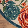 thumbnail image 5 of Nourison Aloha Indoor/Outdoor Ivory Multicolor 5'3" x Round Area Rug (5 Round), 5 of 9