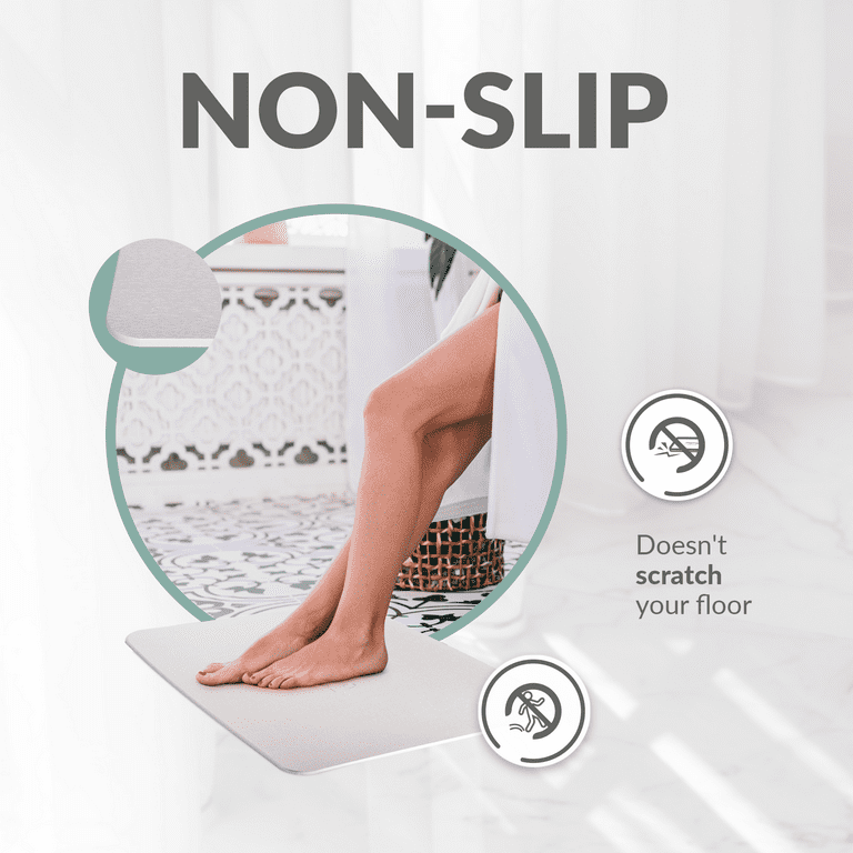 Ultra Absorbent Non-Slip Diatomite Bath Mat
