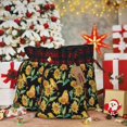 thumbnail image 6 of Honeii Sunflowers And Bird Print Small Burlap Bags,Christmas Drawstring Treat Bags Gift Bags Reusable Candy Goodie Wrapping Bags for Holiday Party Favors Supplies -Black, 6 of 8