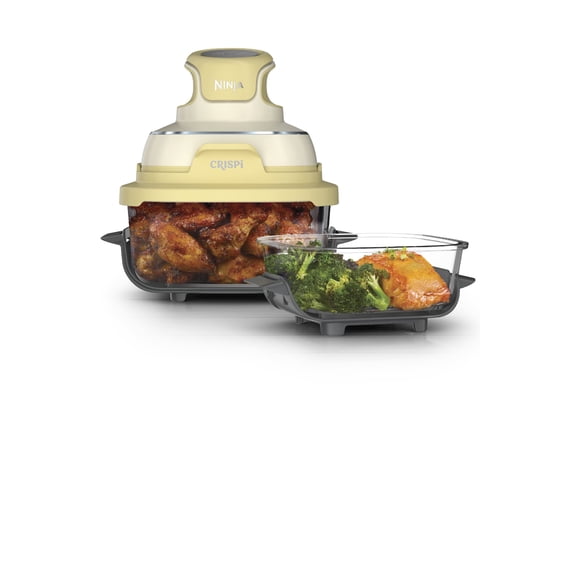 Ninja Crispi 4-in-1 Glass Air Fryer in Butter Yellow