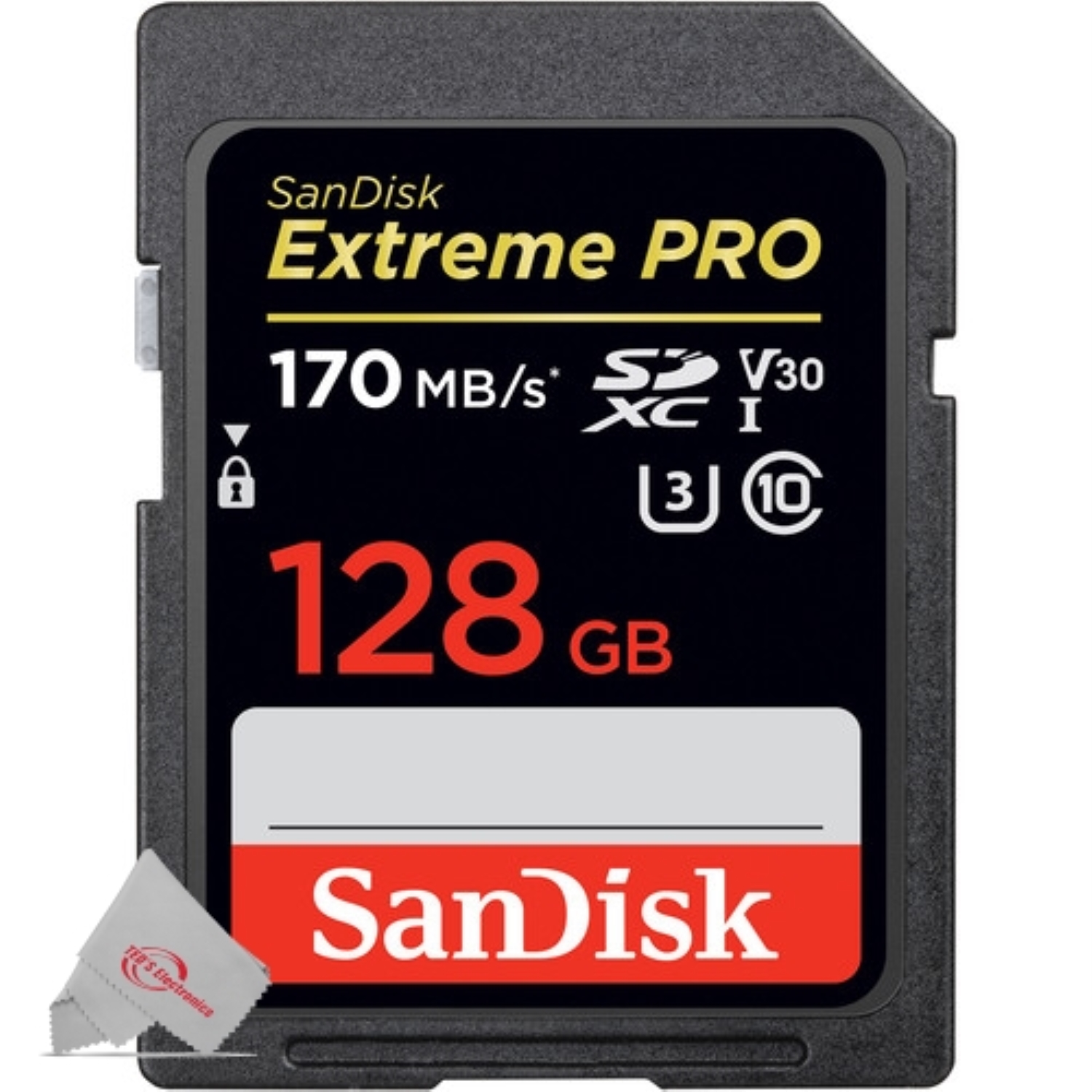 2x SanDisk Extreme Pro 128GB SDXC UHS-I/U3 V30 Class 10 Memory Card, Speed Up to 170MB/s (SDSDXXY-128G-GN4IN) - image 2 of 3