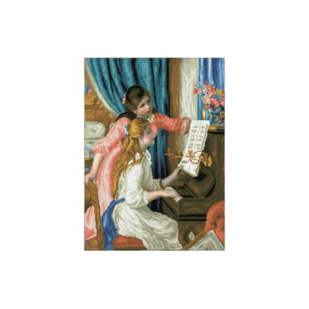 UPC: 4897073245119 | Diamond Dotz Kit Advanced Girls at the PianoRenoir