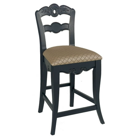 - Powell Blausasc Counter Stool, Antique Black
