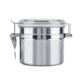 thumbnail image 1 of Airtight Stainless Steel Jar Canister Coffee Flour Sugar Tea Container Holder, 1 of 10
