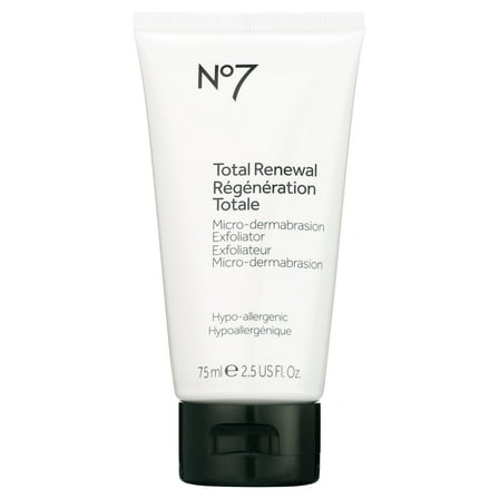 No7 Total Renewal Micro-dermabrasion Exfoliating Face Wash, 2.5 fl oz