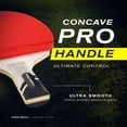 thumbnail image 4 of Palas de ping pong PRO SPIN de carbono con empuñadura corta, paquete de 1 unidad, 4 of 6