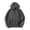 Dark Gray, variant on Fshinging Solid Oversize Women Hoodie Basic Causal Long Sleeve Drawstring Y2K Pullover Tops Beige L