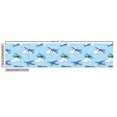 thumbnail image 2 of Ambesonne Vintage Airplane Fabric by the Yard Upholstery, Flying Crafts, 1 Yard, Pale Blue Dark Blue, 2 of 4