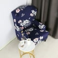 thumbnail image 6 of Dowbom Stretch Wingback Chair Cover Spandex 2-Pieces Printed Wing Chair Slipcover, 6 of 6