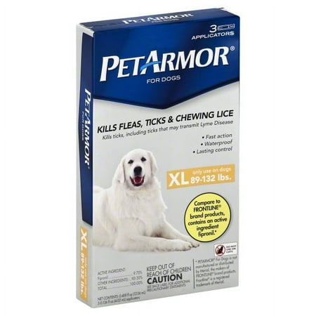 PetArmor Flea and Tick Treatment for Extra-Large Dogs, 3 Monthly Doses