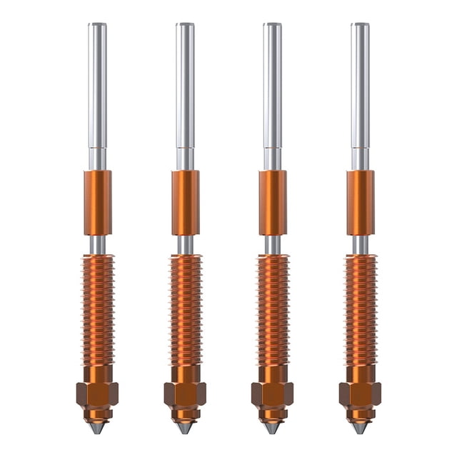 Kit de boquilla de impresora 3D Kit de boquillas de intercambio rápido Creality ''Unicorn'' para impresoras 3D K1C y Ender-3 V3 Aleación de titanio Heat Break Impresión de alto flujo Aleación de