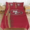 thumbnail image 5 of San_Francisco Duvet Cover 3 Piece Bedding Set Football Comforter Cover Set Soft Duvet Cover with Pillowcase (no quilt) 86"x70", 5 of 6