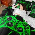 thumbnail image 4 of Castle Fairy Teens Green Gamepads Twin Bedding Sets,Video Game Bedding Comforter Set, 4 of 8