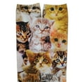 thumbnail image 3 of Top Trenz Big Girl's All Over Cat Print Knee High Socks for Ages 6-13, 3 of 3