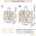 thumbnail image 2 of FORMRS Womens Corduroy Tote Bag Crossbody Shoulder Handbag with Pocket, Floral Easter Eggs, 2 of 7