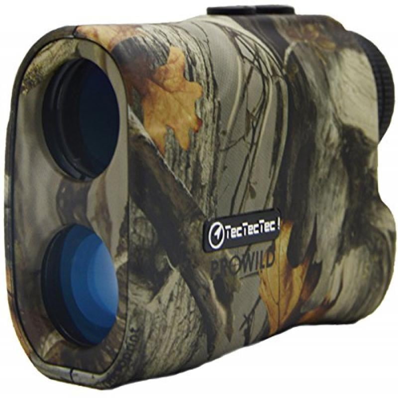 TecTecTec ProWild Hunting Rangefinder - 6x24 Laser Range Finder for Hunting with Speed, Scan and Normal measurements (Camo)