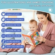 15 in 1 Talking Sound Books, 470+ Words Learning & Education Kids Toys, Interactive Electronic Audio Books for Boys and Girls Gifts