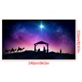 thumbnail image 2 of Christmas Garage Door Decoration, Christmas Garage Door Cover Large Merry Christmas Garage Door Mural Hanging Christmas Banner for Outdoor Holiday Party Style, 2 of 2