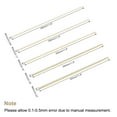 thumbnail image 2 of Unique Bargains 2 3 4 5 6mm Diameter 300mm Length Brass Solid Round Rod Lathe Bar Stock 1set, 2 of 5