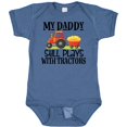 thumbnail image 3 of Inktastic Farming Daddy Plays with Tractors Boys or Girls Baby Bodysuit, 3 of 5