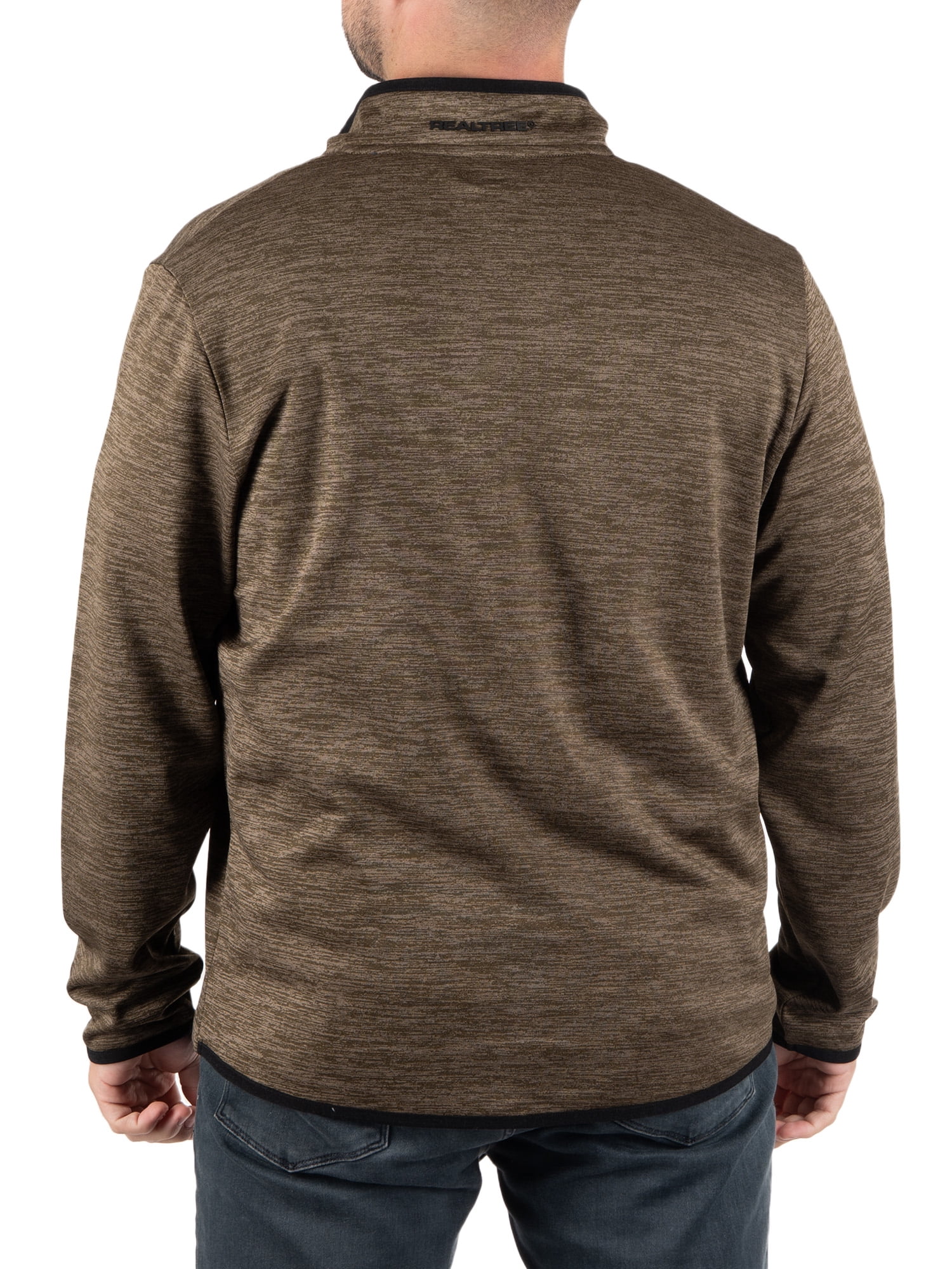 Realtree Men's Fleece Quarter Zip Pullover Sweatshirt, Sizes S-2XL