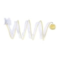 thumbnail image 1 of Folded Cat Tunnel Pet Interactive Toy Spring Toy Interactive Toy Durable Steel Wire Material Foldable Tubes Spiral Tunnel for Rabbits Kitty Yellow, 1 of 8