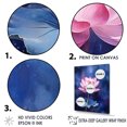 thumbnail image 3 of Designart "Fantastical Lotus Magic On Lily Pads I" Lotus Floater Framed Canvas Prints, 3 of 5