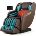 thumbnail image 5 of Mynta Massage Chair Full Body with Zero Gravity, SL Track Massage Chair Recliner with Heating, Brown, 5 of 10